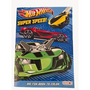 Hot Wheels: Super Speed! Coloring Book – Bendon – Tear & Share Pages – Ages 3+